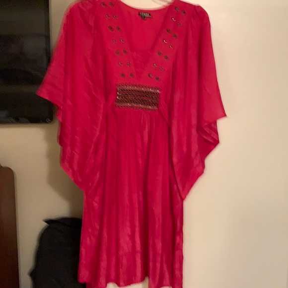 Azaka Dresses & Skirts - Hot pink satin dress